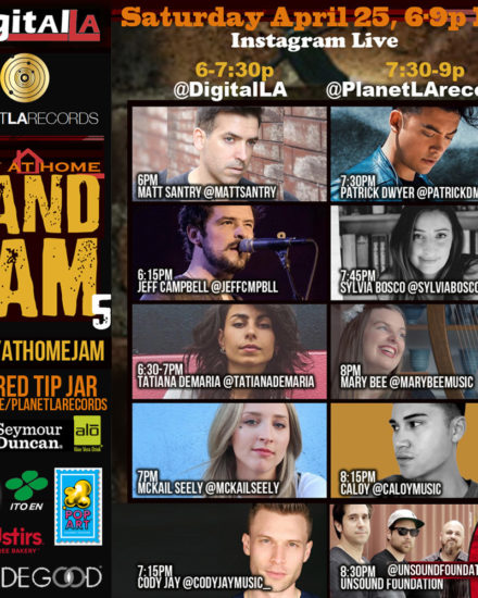 Digital LA and Planet LA Records' StayAtHome Band Jam 5 with Unsound Foundation - 25 April 2020 6pm