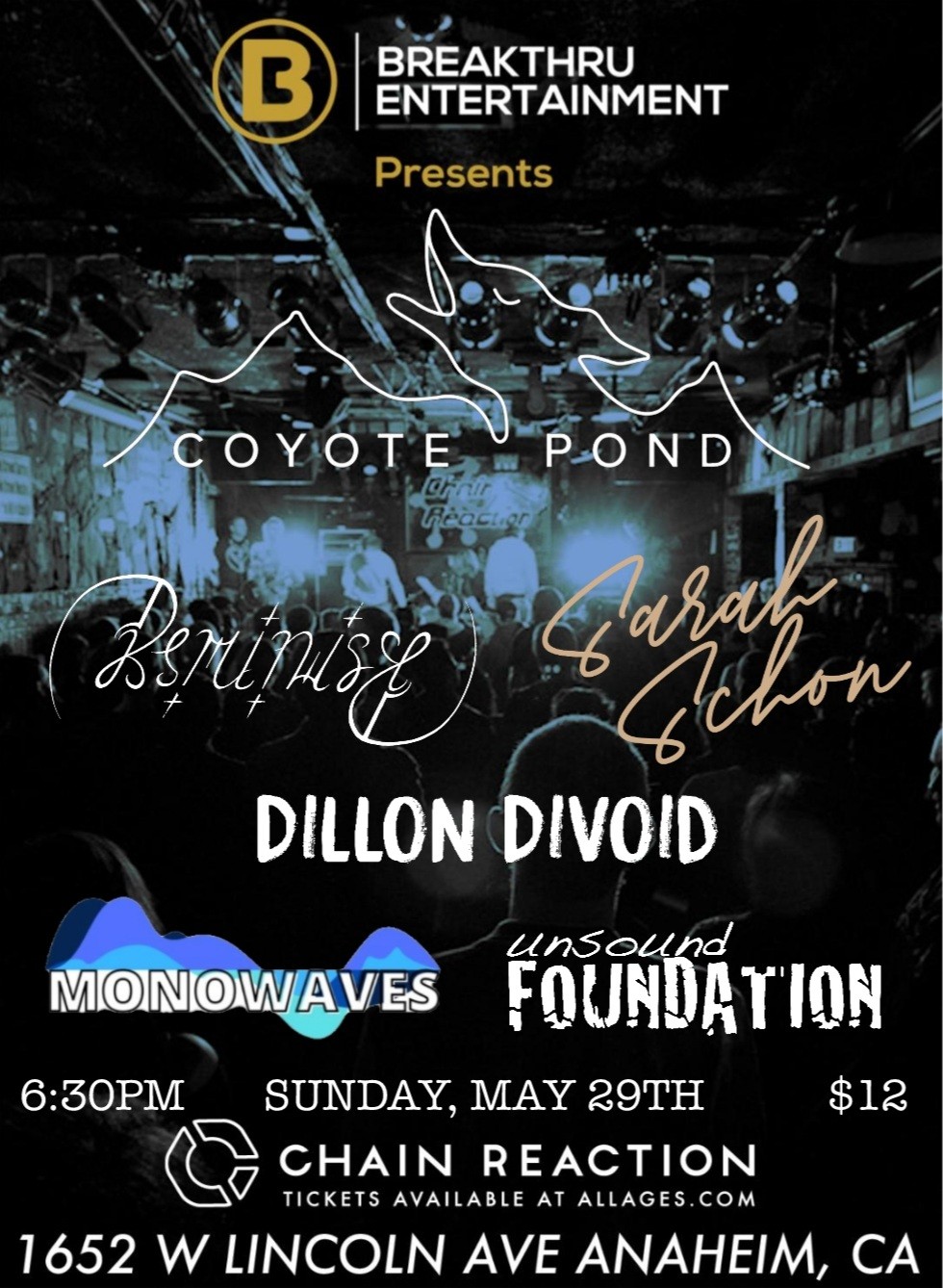 Unsound Foundation Plays Chain Reaction Sunday May 29, 2022